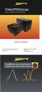 Mesaphotonics Product Brochure & Booth Backdrop